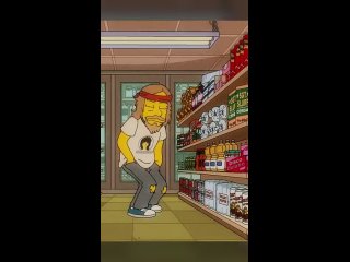 Симпсоны - Воришка крадет из магазина хлеб