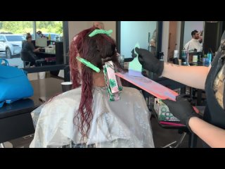 Bobby Hair Studio - Box Dye to White Blonde Hair Transformation in one day： Sallys box dye removal tutorial