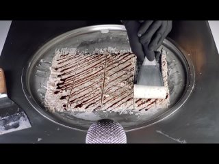 [Ice Cream Rolls] ASMR - мороженое with Alenka | how to make Russian Chocolate Ice Cream Rolls by Alonka Alönka | асмр