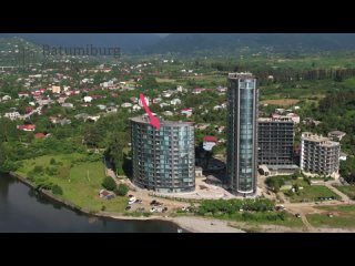 Квартира 1+1, в долгосрочную аренду, в загородном жилом комплексе “Tropical Garden“. Пригород Батуми