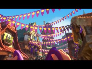[Disney Sing along] Tangled / Rapunzel Flynn Rider - Kingdom Dance - Official Disney Movie Clip [3D]