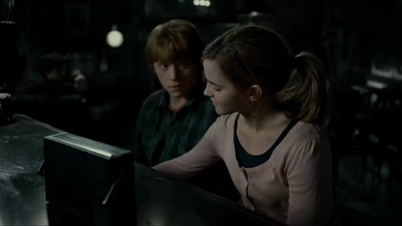 Ron, Hermione Harry, Ginny