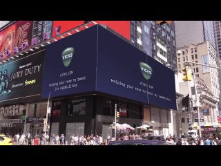 ️🤡VICKS a diffusé une publicité pour un spray nasal à New York :
