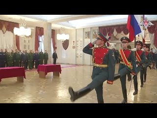 Министр обороны РФ С. Шойгу поздравил слушателей ВАГШ с началом нового учебного года