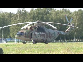 Ми-26Т2В запуск и взлёт по-самолётному