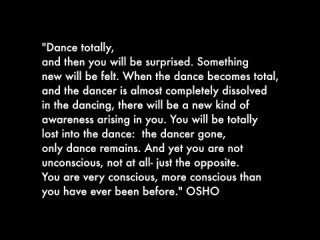 Dance (OSHO Meditation Minutes)