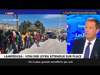 ⭐⭐⭐⭐⭐Von der Leyen à Lampedusa: «Le pyromane vient sur les lieux de l’incendie»—Dupont-Aignan