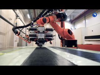 Новый российский Промышленный робот для  “Аэрокомпозита“ строит русские  самолёты !!!