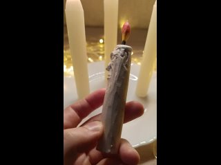 Деревянная свеча 🔥🕯️