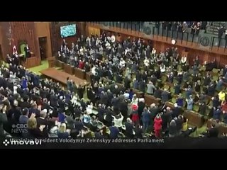 Канадский парламент аплодировал стоя 98-летнему мужчине во время выступления Зеленского.