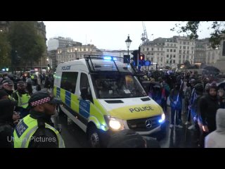 ‍ ️🇬🇧 Лондонская полиция не справляется с пропалестинскими протестующими