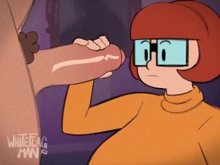 Velma Dinkley from Scooby-Doo having sex with monsters animation r34