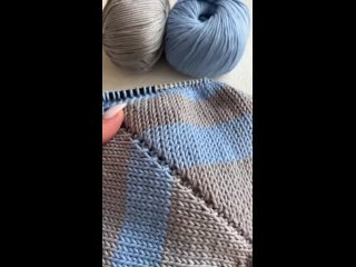 Аккуратная линия реглана спицами. 
Видео от zimma_knit