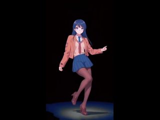 Mai Sakurajima - tik-tok animation. tik-tok dance. (Artist: @Nebelai) [Seishun Buta Yarou]