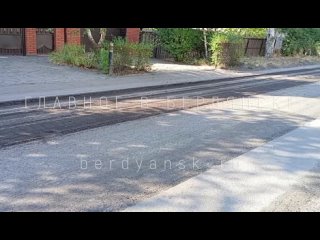 В Бердянске проводится ремонт дорог
