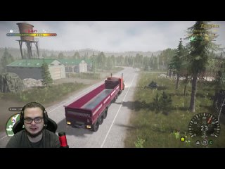 [Bulkin] МЕНЯ ОШТРАФОВАЛА ПОЛИЦИЯ! ПЕРВЫЕ ПОЛОМКИ У ГРУЗОВИКА! (Alaskan Road Truckers Simulator 2023 #3)