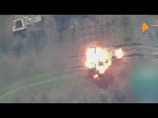 Российский беспилотник уничтожил британскую САУ AS-90