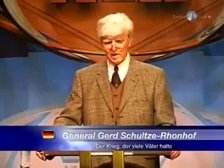 „Der Krieg, der viele Väter hatte“ - Vortrag und Buch von Ex-General Gerd-Schultze-Rohndorf auf der #AZK2011 in Deutsch