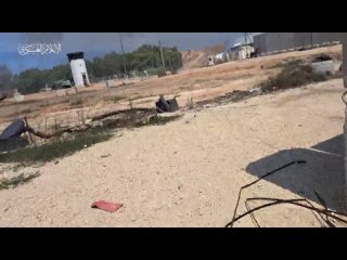 🇮🇱🇵🇸Кадры штурма военной базы Фиджи (Израиль) боевиками ХАМАС