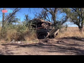 🇺🇦🇷🇺 Самоходные орудия 2С9 «Нона» российских десантников поразили взводный опорный пункт ВСУ