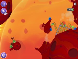 Angry Birds Reloaded☄ Red Planet🌋 Level 17