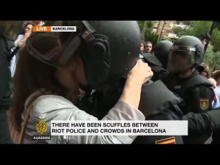 🇪🇸 Policía denuncia agresión sexual durante disturbios en Cataluña