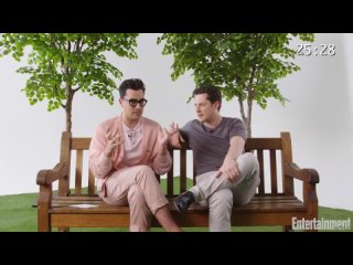 Dan Levy  Noah Reid Recap Their Schitts Creek Relationship In 30 Seconds   Entertainment Weekly