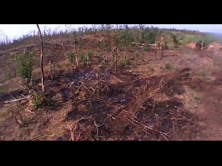 Khokhols filmed their counter-retreat from our positions