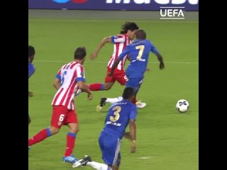 Radamel Falcao's hat-trick in the 2012 UEFA Super Cup