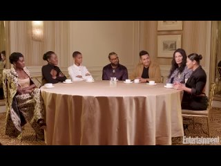 Around the Table with the Black Panther Wakanda Forever Cast   Entertainment Weekly