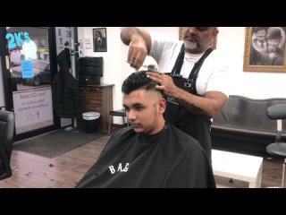 2k’s Barbers - Arrow back with high skin fade