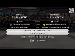2F Stanislav Varshavskiy vs Alexandar Alexandrov - ADGP NO-GI 2023