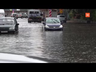 Утром Выборг захватила водная стихия