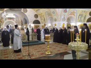 В 45-ю годовщину преставления митрополита Никодима (Ротова), Святейший Патриарх совершил заупокойную литию