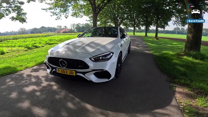 Auto Top NL 2024 Mercedes AMG C63 S E Performance POV Drive