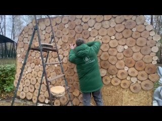 ЭКОфотозона в Городском парке в процессе изготовления