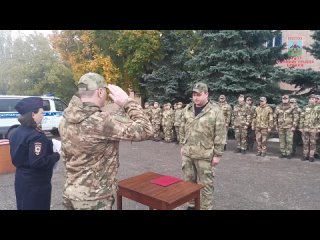 Сегодня присутствовал на знаковом мероприятии. В торжественной обстановке сотрудники ОМВД «Брянковский» приняли Присягу сотрудни