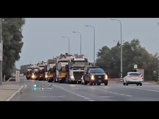 #СВО_Медиа #Военный_Осведомитель
Ещё кадры с переброской танков Merkava Mark lV к Сектору Газа.