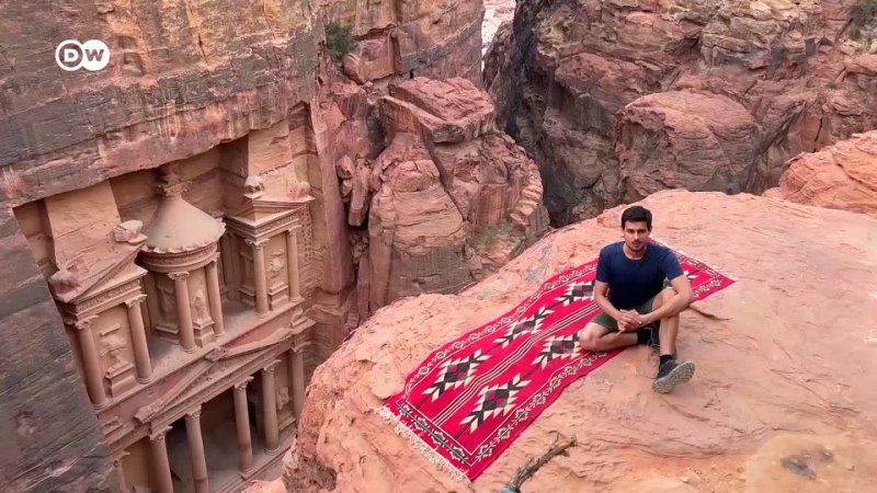 dhruvrathee visits Ancient Petra, in Jordan How to Avoid the Tourist