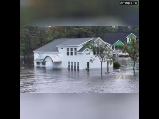 Два штата ушли под воду: «Шторм «Офелия» вызвал наводнение на юго-восточном побережье США. В несколь