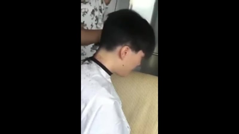 Haircut channel forced asian girl