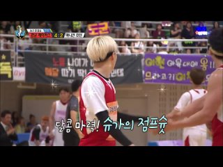 【TVPP】 SUGA(BTS) - First goal, 슈가(방탄소년단) - 이번 대회 첫 득점 @ 2015 Idol Star Champions