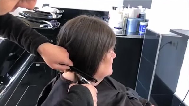 Amal Hermuz Bob Haircut Tutorial Amal