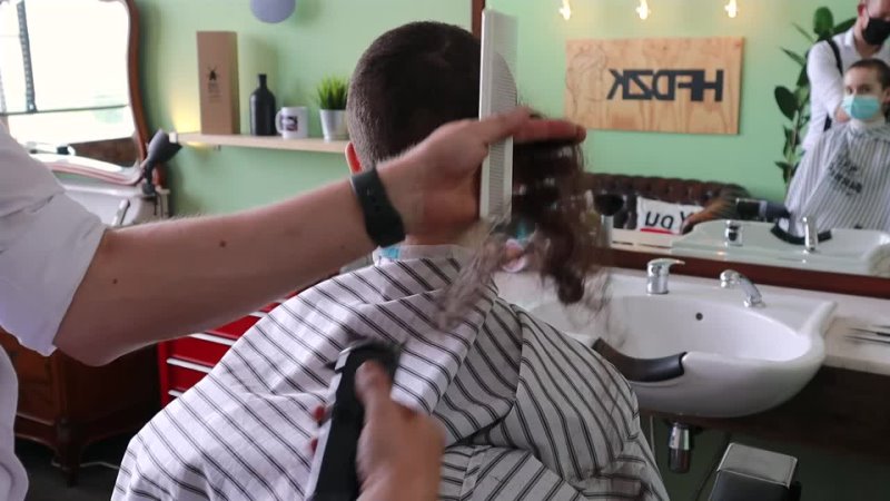Womens barbershop HFDZK 4 COMPLETELY DIFFERENT BUZZCUTS or HEAD SHAVES HFDZK HOW TO CUT HAIR TUTORIAL