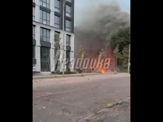 Новые кадры удара по зданию СБУ и Нацполиции в Днепропетровской области