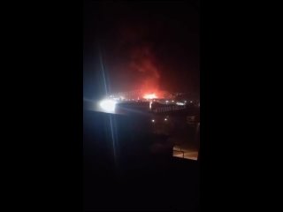 🇺🇦 Imagen de las consecuencias del ataque nocturno con misiles contra el puerto de Reni en la región de #Odessa