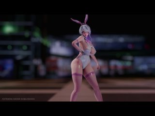 MMD R-18 [NORMAL] Haku Bunny Suit - Bunny Style Author Orion Dobledosis