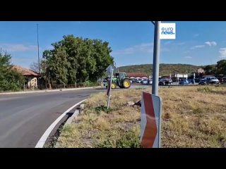 Болгарские фермеры перекрыли дороги, протестуя против снятия запрета на импорт украинского зерна