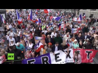 🇲🇫 France : un rassemblement de partisans du Frexit contre l’UE et l’OTAN a lieu à Paris