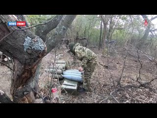 Артиллеристы ВС РФ ведут огонь по противнику на Купянском направлении